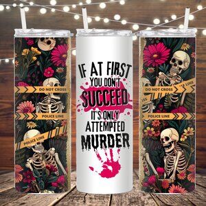 True Crime Metal Insulated tumbler